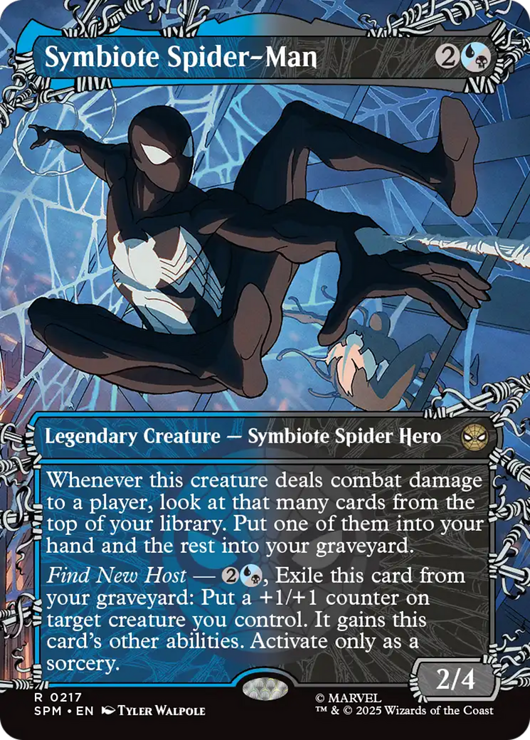 Symbiote Spider-Man (Borderless) [Marvel's Spider-Man] | Magic Magpie