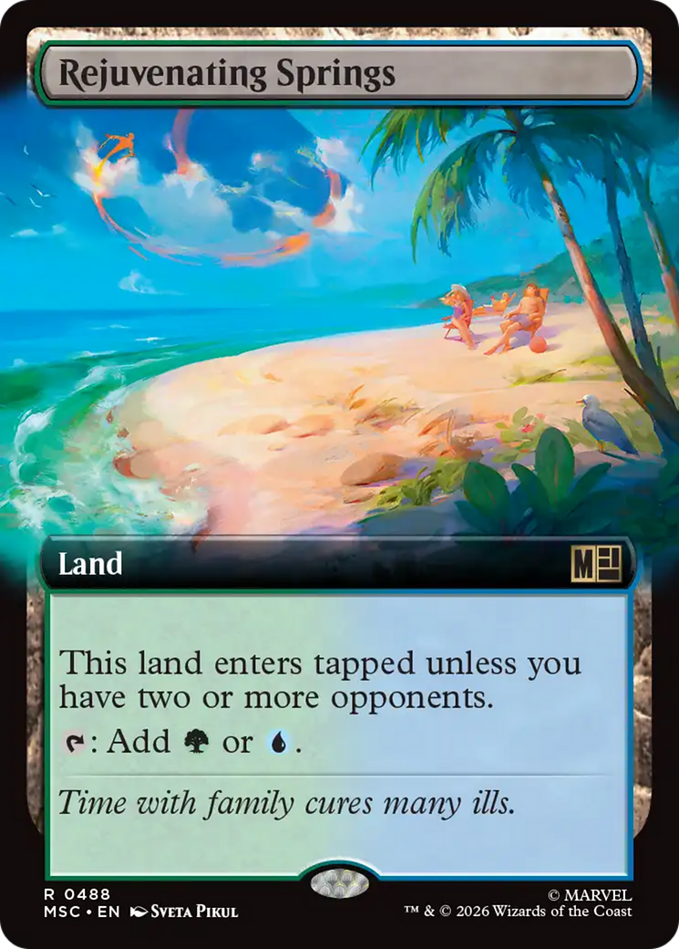 Rejuvenating Springs (Extended Art) [Marvel Super Heroes Commander] | Magic Magpie