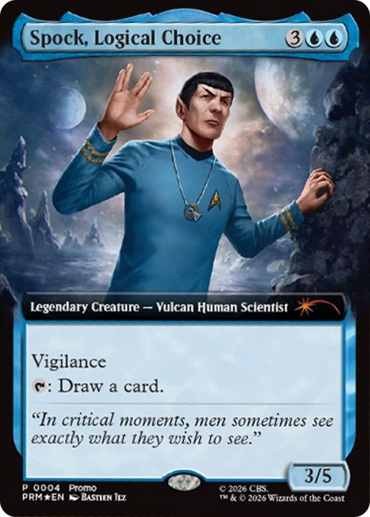 Spock, Logical Choice (Extended Art) [Media Promos] | Magic Magpie