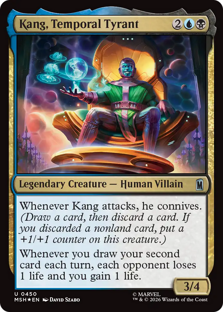 Kang, Temporal Tyrant (Surge Foil) [Marvel Super Heroes] | Magic Magpie