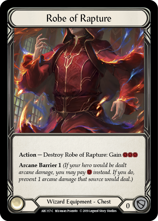 Robe of Rapture [ARC117-C] (Arcane Rising)  1st Edition Cold Foil | Magic Magpie