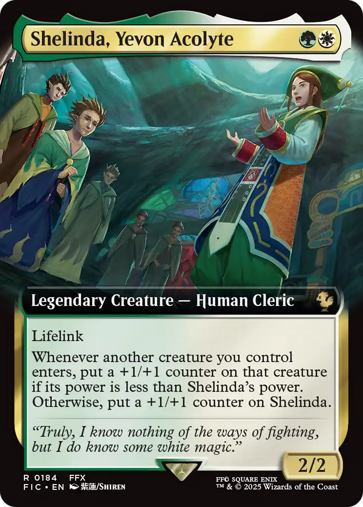 Shelinda, Yevon Acolyte (Extended Art) [FINAL FANTASY Commander] | Magic Magpie