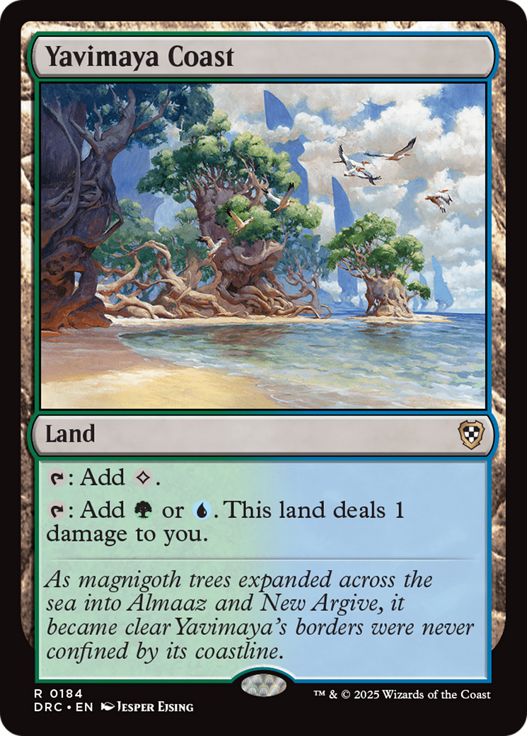 Yavimaya Coast [Aetherdrift Commander] | Magic Magpie