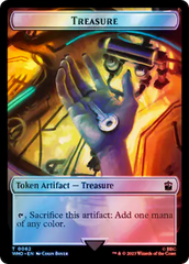 Copy // Treasure (0062) Double-Sided Token (Surge Foil) [Doctor Who Tokens] | Magic Magpie