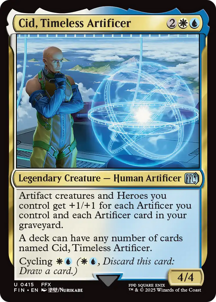 Cid, Timeless Artificer (0415) [FINAL FANTASY] | Magic Magpie