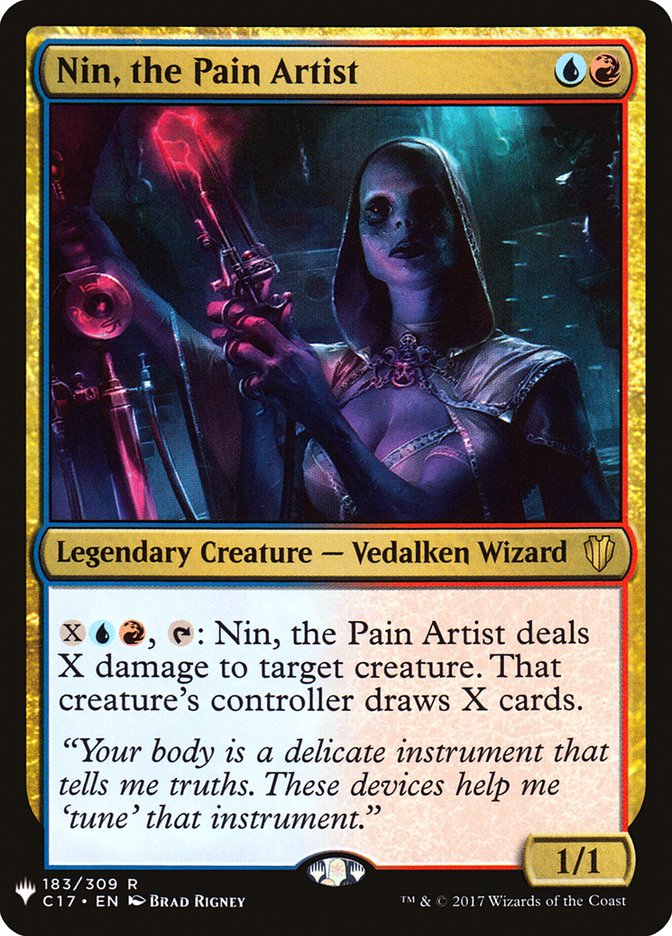 Nin, the Pain Artist [Mystery Booster] | Magic Magpie