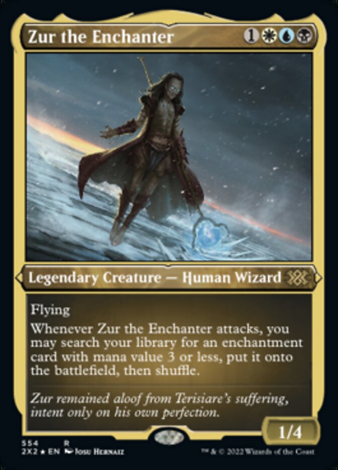 Zur the Enchanter (Foil Etched) [Double Masters 2022] | Magic Magpie