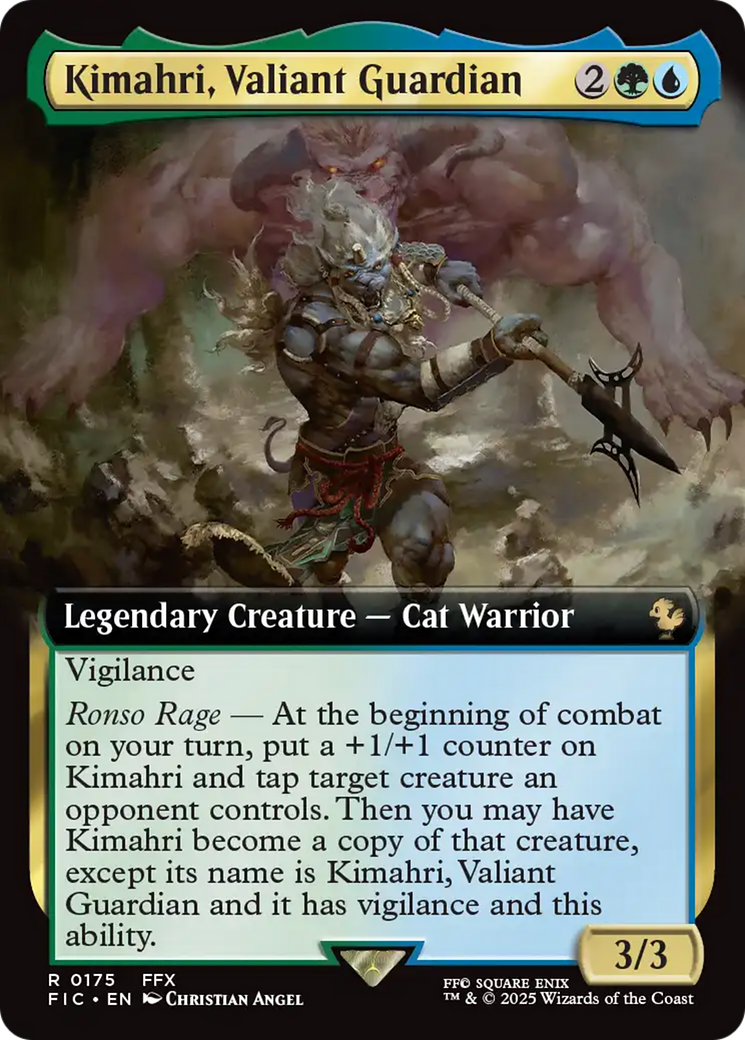 Kimahri, Valiant Guardian (Extended Art) [FINAL FANTASY Commander] | Magic Magpie