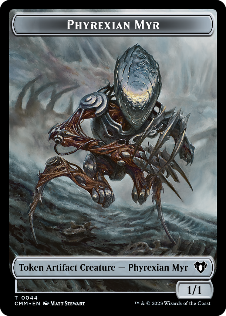 Phyrexian Myr Token [Commander Masters Tokens] | Magic Magpie