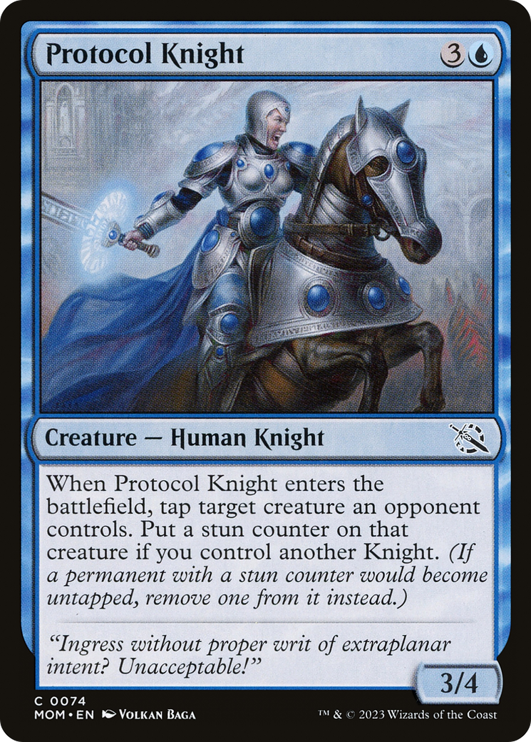 Protocol Knight [March of the Machine] | Magic Magpie