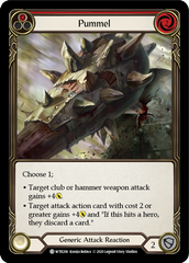 Pummel (Red) [U-WTR206] (Welcome to Rathe Unlimited)  Unlimited Rainbow Foil | Magic Magpie
