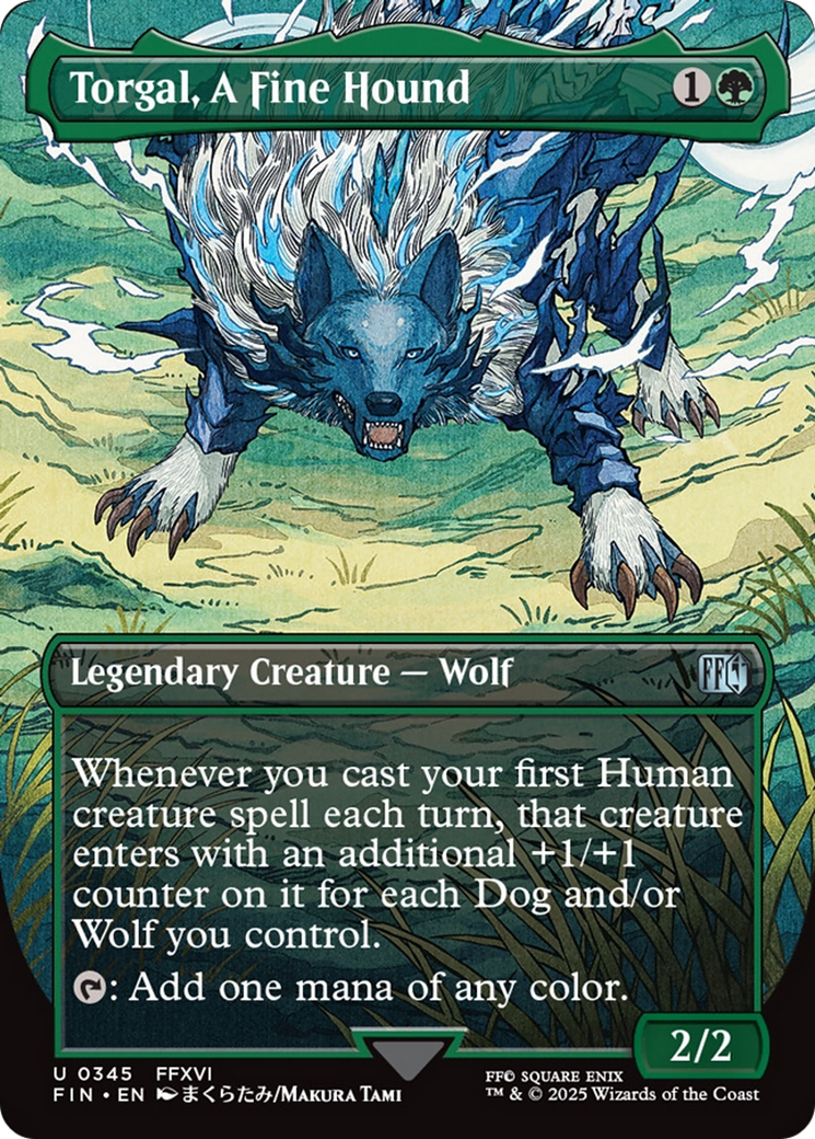 Torgal, A Fine Hound (Borderless) [FINAL FANTASY] | Magic Magpie