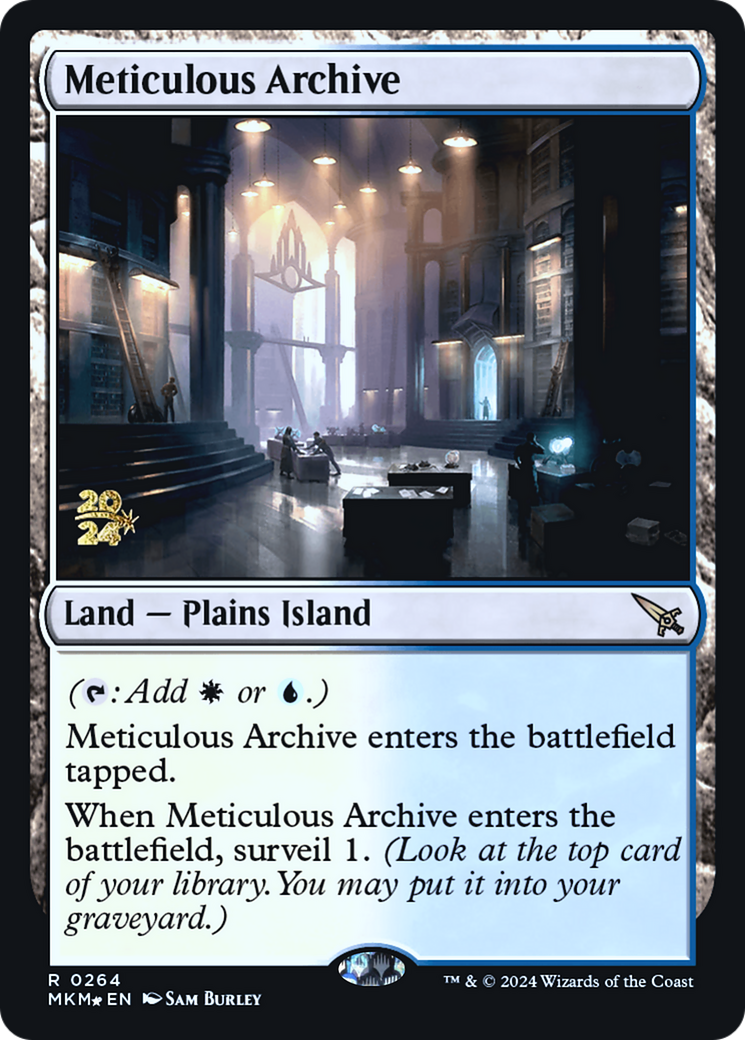 Meticulous Archive [Murders at Karlov Manor Prerelease Promos] | Magic Magpie