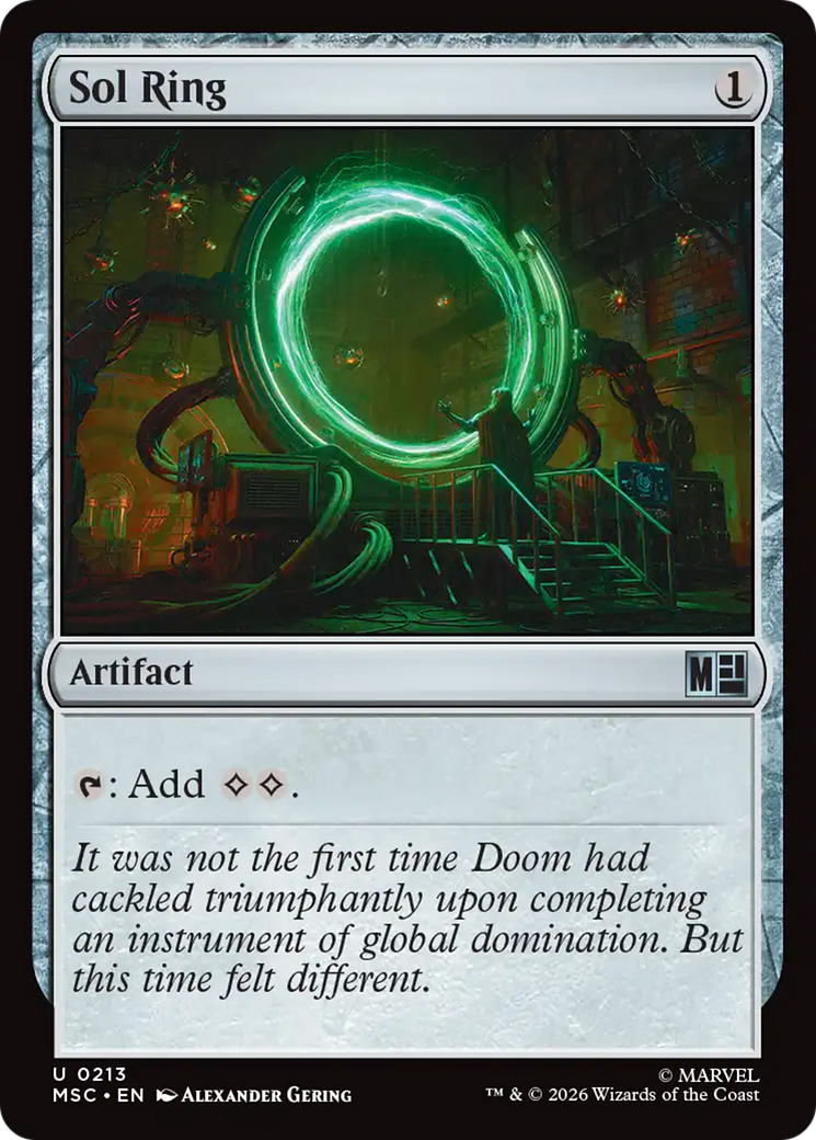 Sol Ring (0213) [Marvel Super Heroes Commander] | Magic Magpie