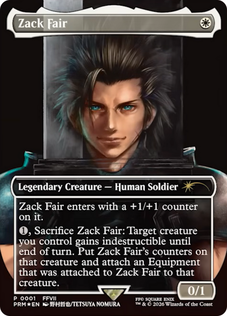 Zack Fair [Media Promos] | Magic Magpie