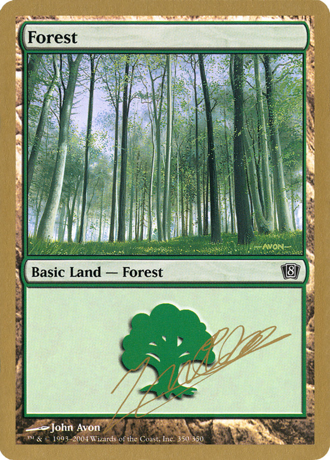 Forest (jn350) (Julien Nuijten) [World Championship Decks 2004] | Magic Magpie