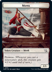 Monk // Kraken Double-Sided Token [March of the Machine Tokens] | Magic Magpie