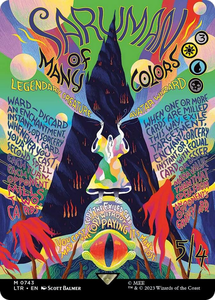 Saruman of Many Colors (Borderless Poster) [The Lord of the Rings: Tales of Middle-Earth] | Magic Magpie