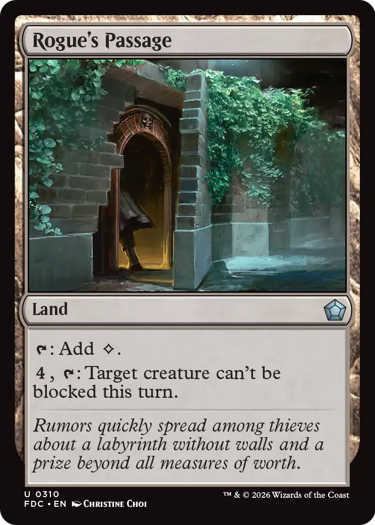 Rogue's Passage [Foundations Commander] | Magic Magpie