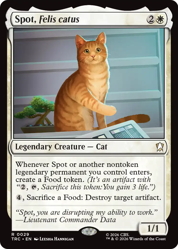 Spot, Felis catus [Star Trek Commander] | Magic Magpie