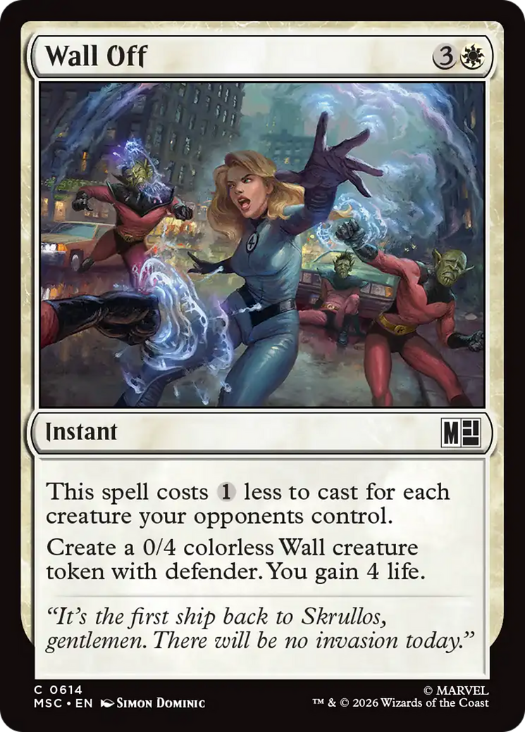 Wall Off [Marvel Super Heroes Commander] | Magic Magpie