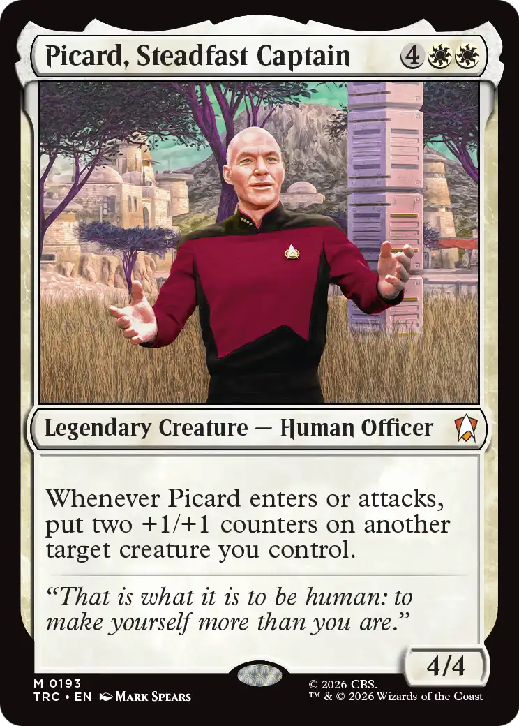 Picard, Steadfast Captain [Star Trek Commander] | Magic Magpie