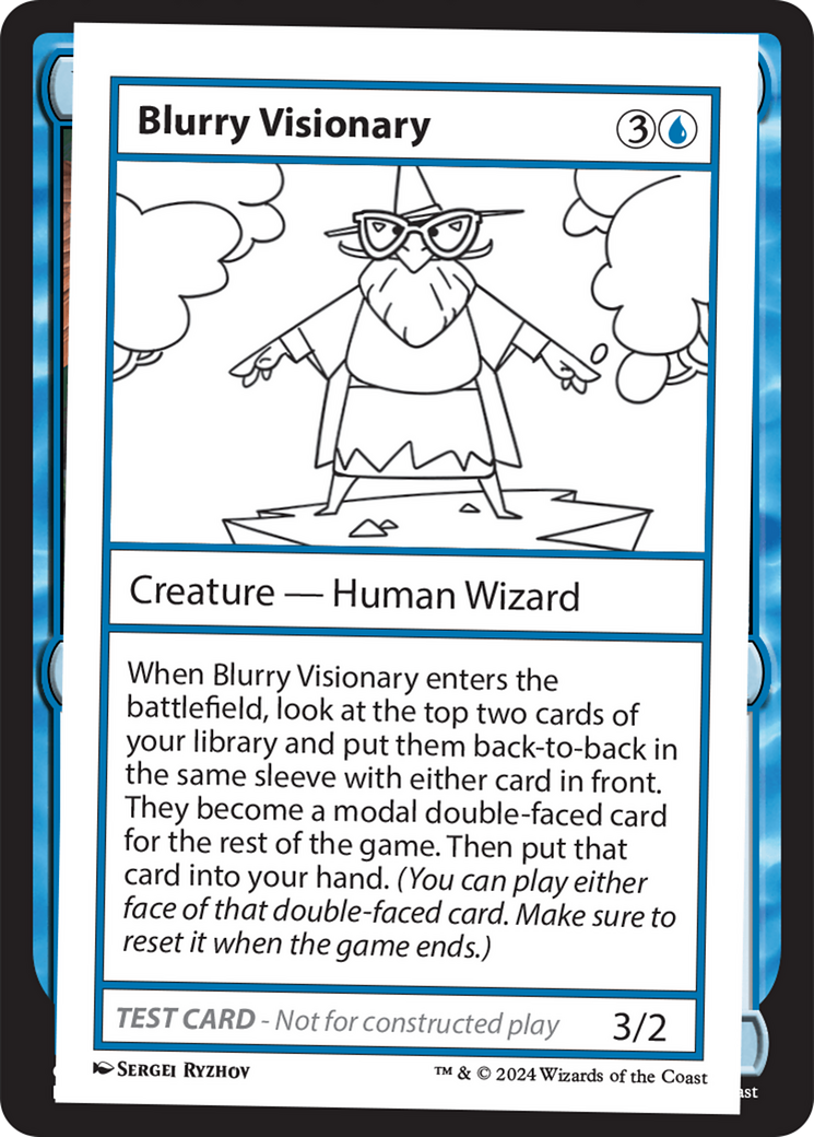 Blurry Visionary [Mystery Booster 2 Playtest Cards] | Magic Magpie