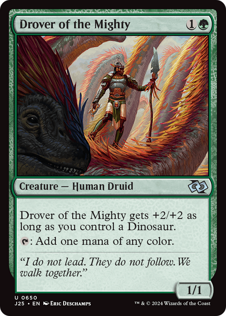 Drover of the Mighty [Foundations Jumpstart] | Magic Magpie