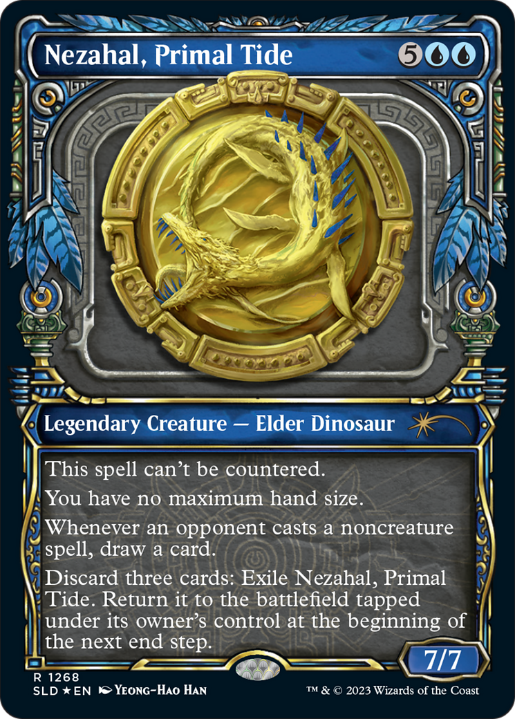 Nezahal, Primal Tide (Halo Foil) [Secret Lair Drop Series] | Magic Magpie