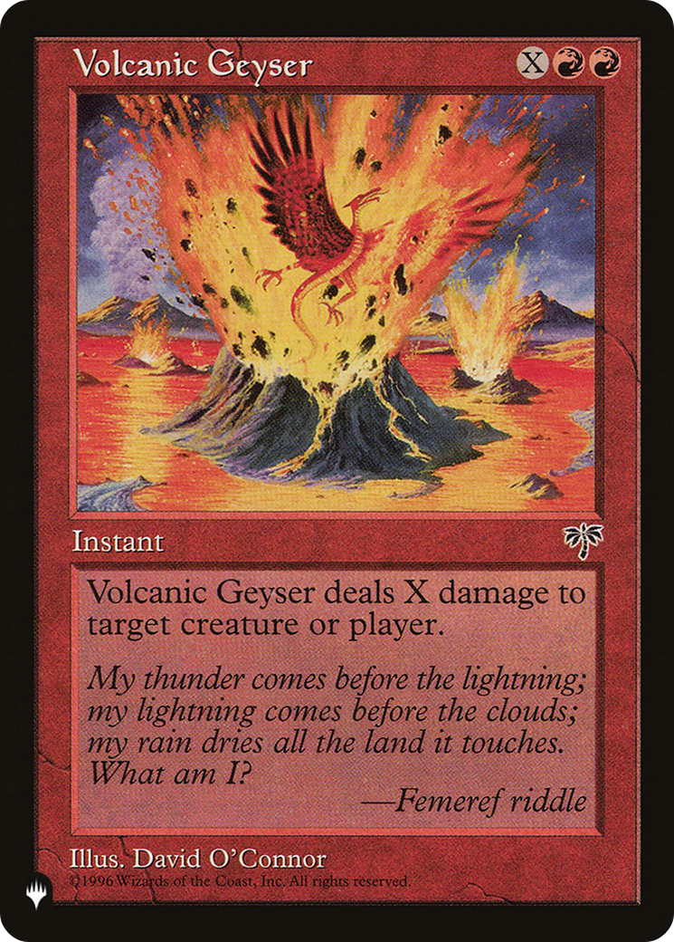 Volcanic Geyser [The List Reprints] | Magic Magpie