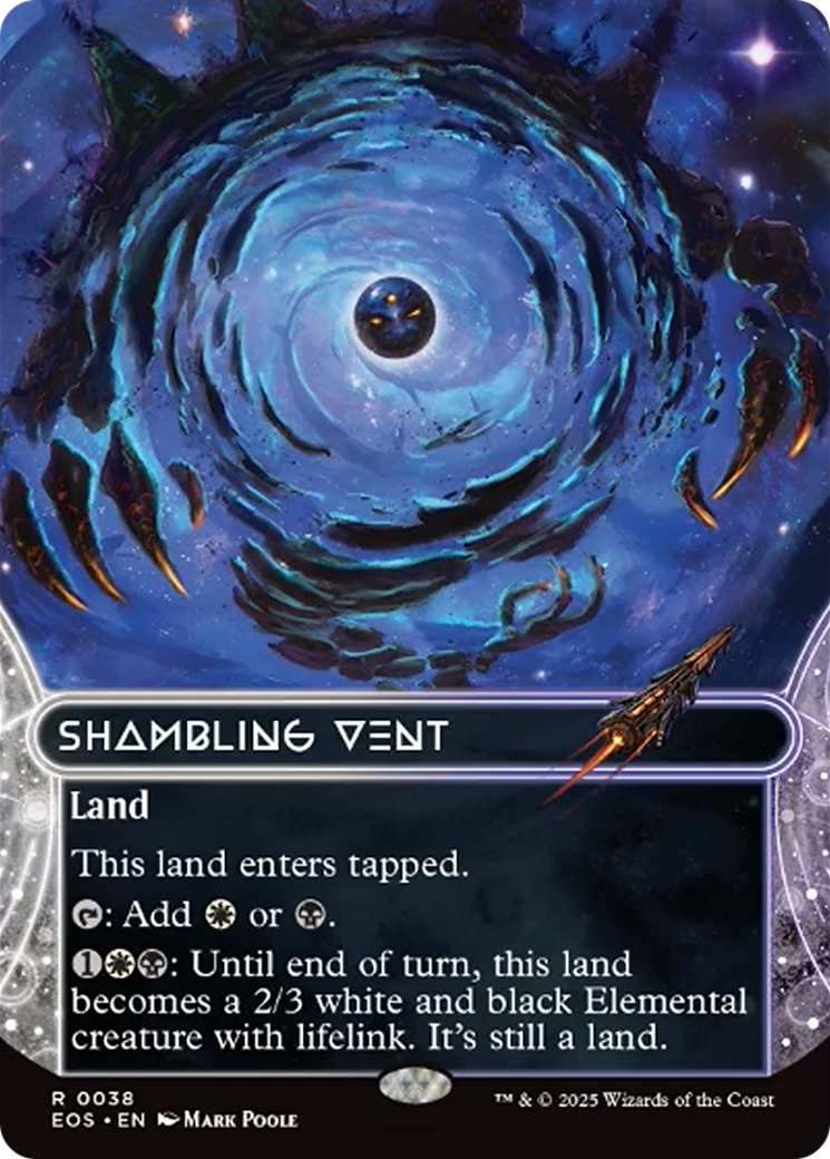 Shambling Vent (0038) (Borderless) [Edge of Eternities: Stellar Sights] | Magic Magpie