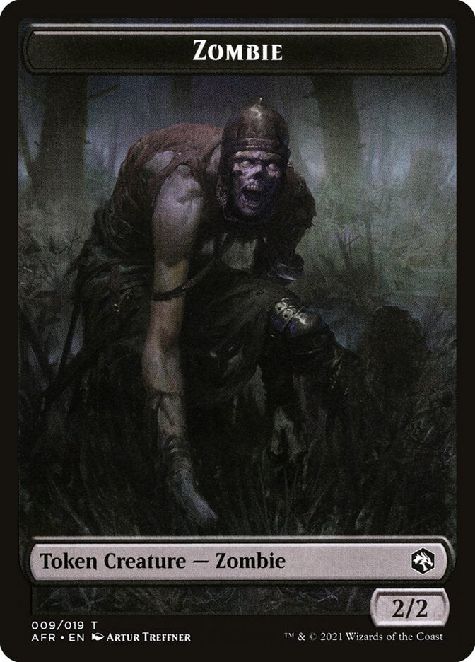 Zombie Token [Dungeons & Dragons: Adventures in the Forgotten Realms Tokens] | Magic Magpie