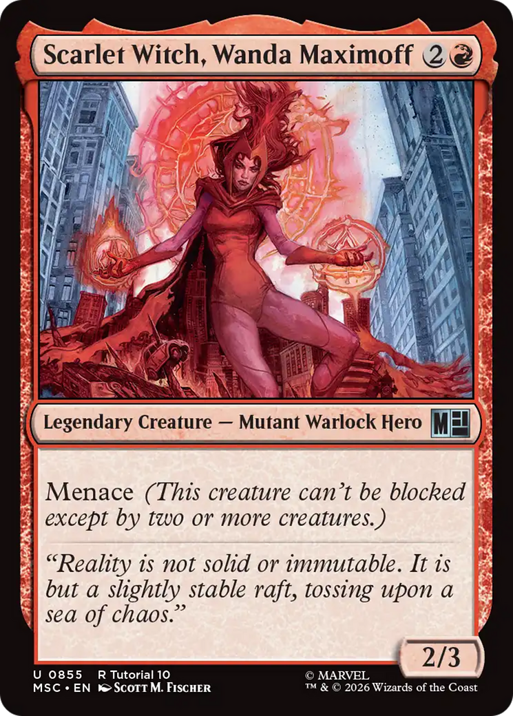 Scarlet Witch, Wanda Maximoff [Marvel Super Heroes Commander] | Magic Magpie