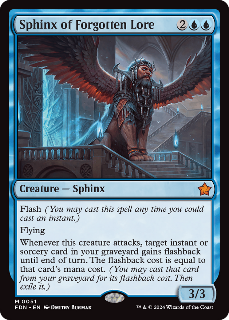 Sphinx of Forgotten Lore [Foundations] | Magic Magpie