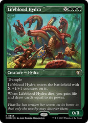 Lifeblood Hydra (Foil Etched) [Commander Masters] | Magic Magpie