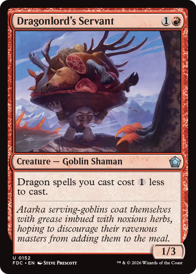 Dragonlord's Servant [Foundations Commander] | Magic Magpie