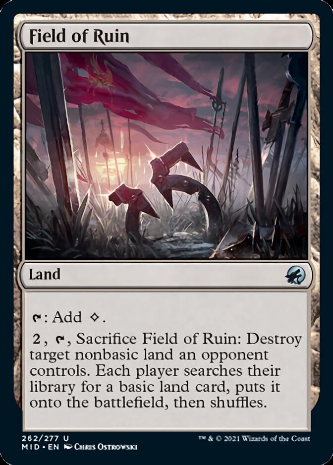 Field of Ruin [Innistrad: Midnight Hunt] | Magic Magpie