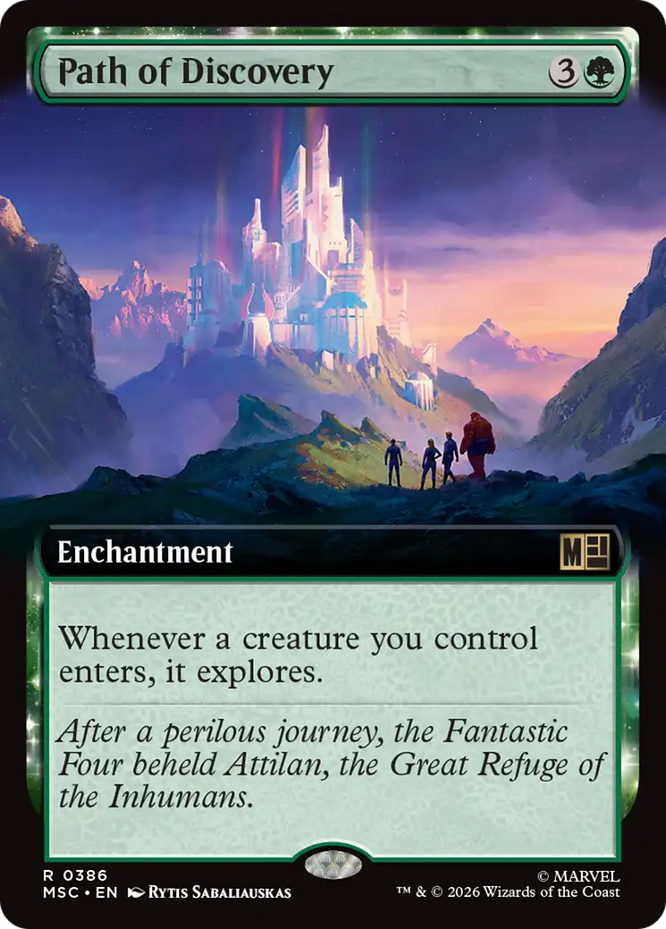 Path of Discovery (Extended Art) [Marvel Super Heroes Commander] | Magic Magpie