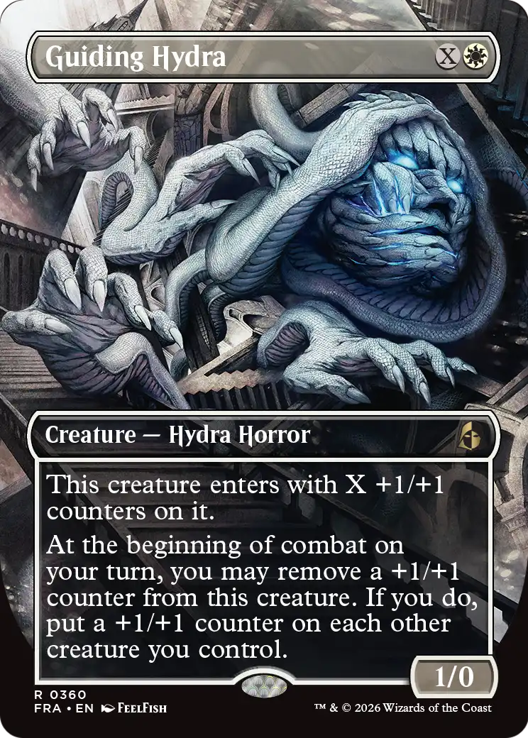 Guiding Hydra (Borderless) [Reality Fracture] | Magic Magpie