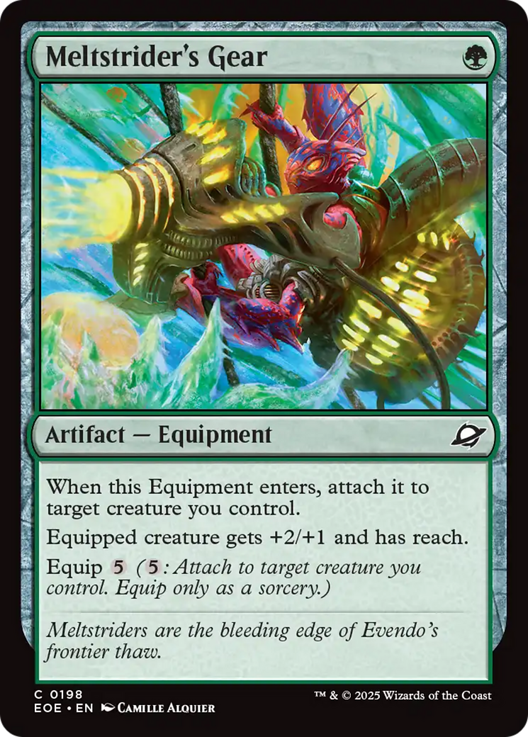 Meltstrider's Gear [Edge of Eternities] | Magic Magpie