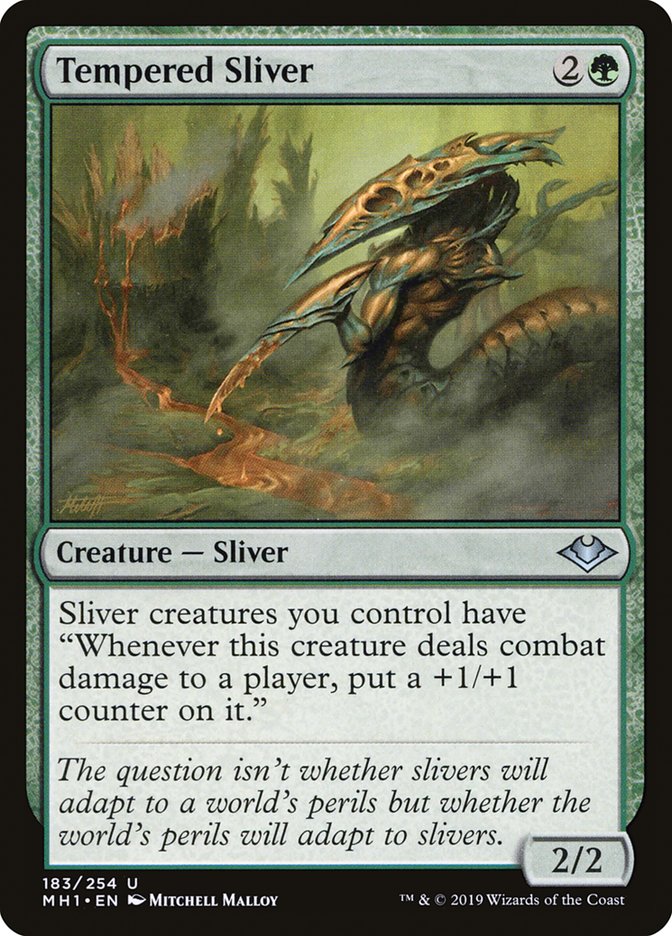 Tempered Sliver [Modern Horizons] | Magic Magpie