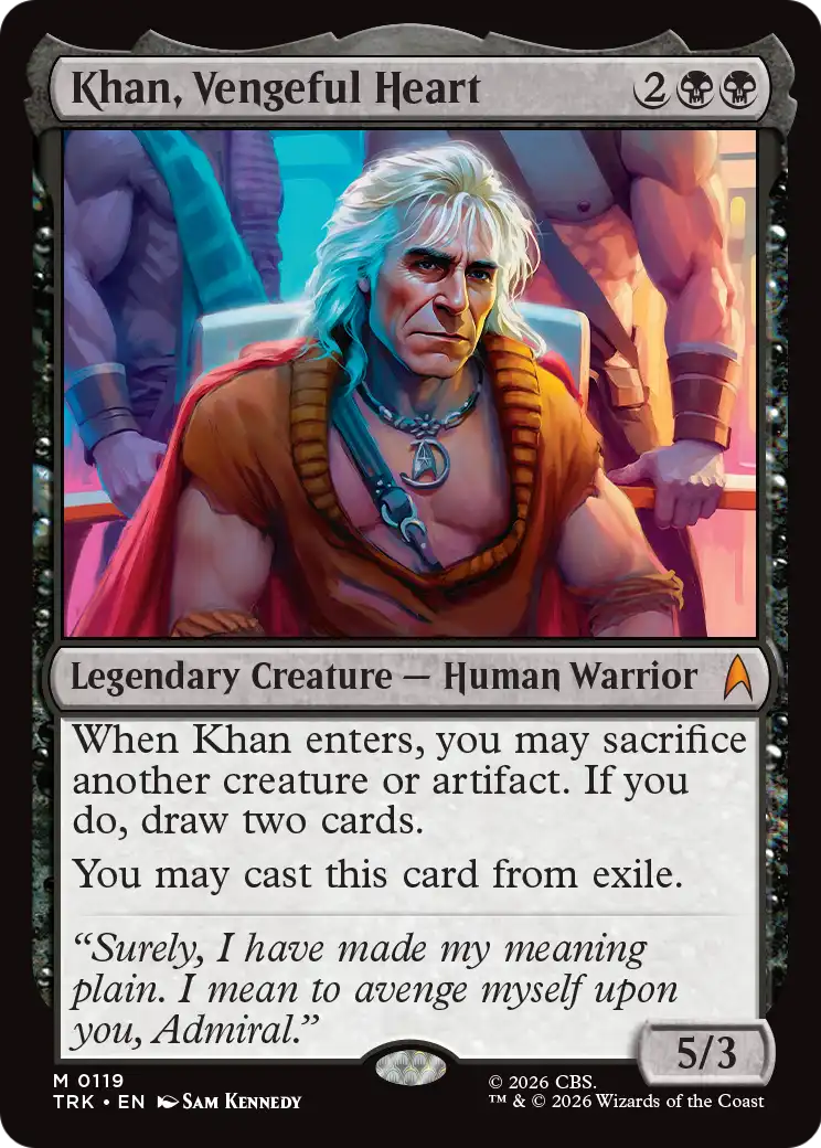 Khan, Vengeful Heart [Star Trek] | Magic Magpie