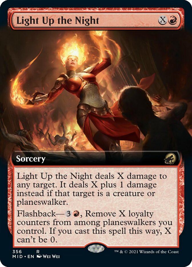Light Up the Night (Extended Art) [Innistrad: Midnight Hunt] | Magic Magpie