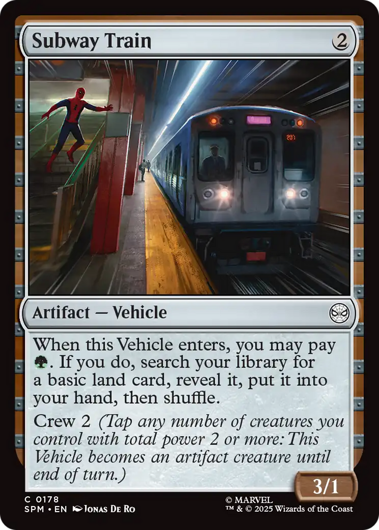 Subway Train [Marvel's Spider-Man] | Magic Magpie