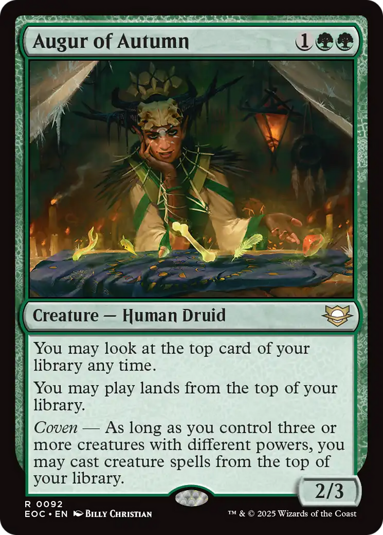 Augur of Autumn [Edge of Eternities Commander] | Magic Magpie