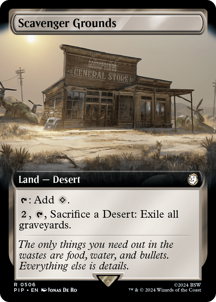 Scavenger Grounds (Extended Art) [Fallout] | Magic Magpie