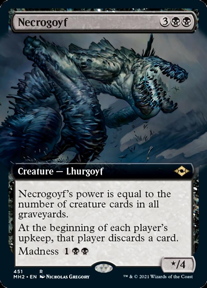 Necrogoyf (Extended Art) [Modern Horizons 2] | Magic Magpie