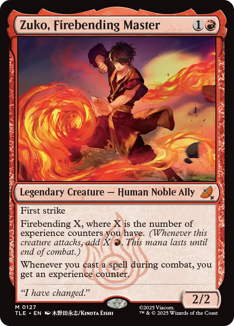 Zuko, Firebending Master [Avatar: The Last Airbender: Eternal-Legal] | Magic Magpie