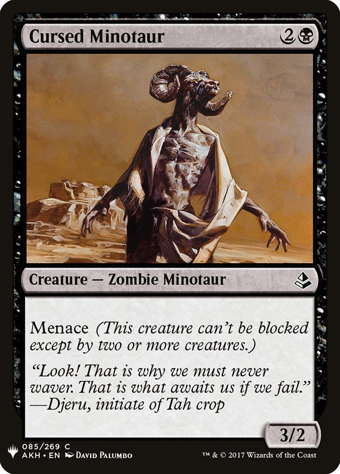 Cursed Minotaur [Mystery Booster] | Magic Magpie