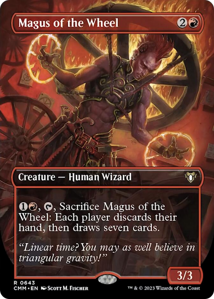 Magus of the Wheel (Borderless Alternate Art) [Commander Masters] | Magic Magpie